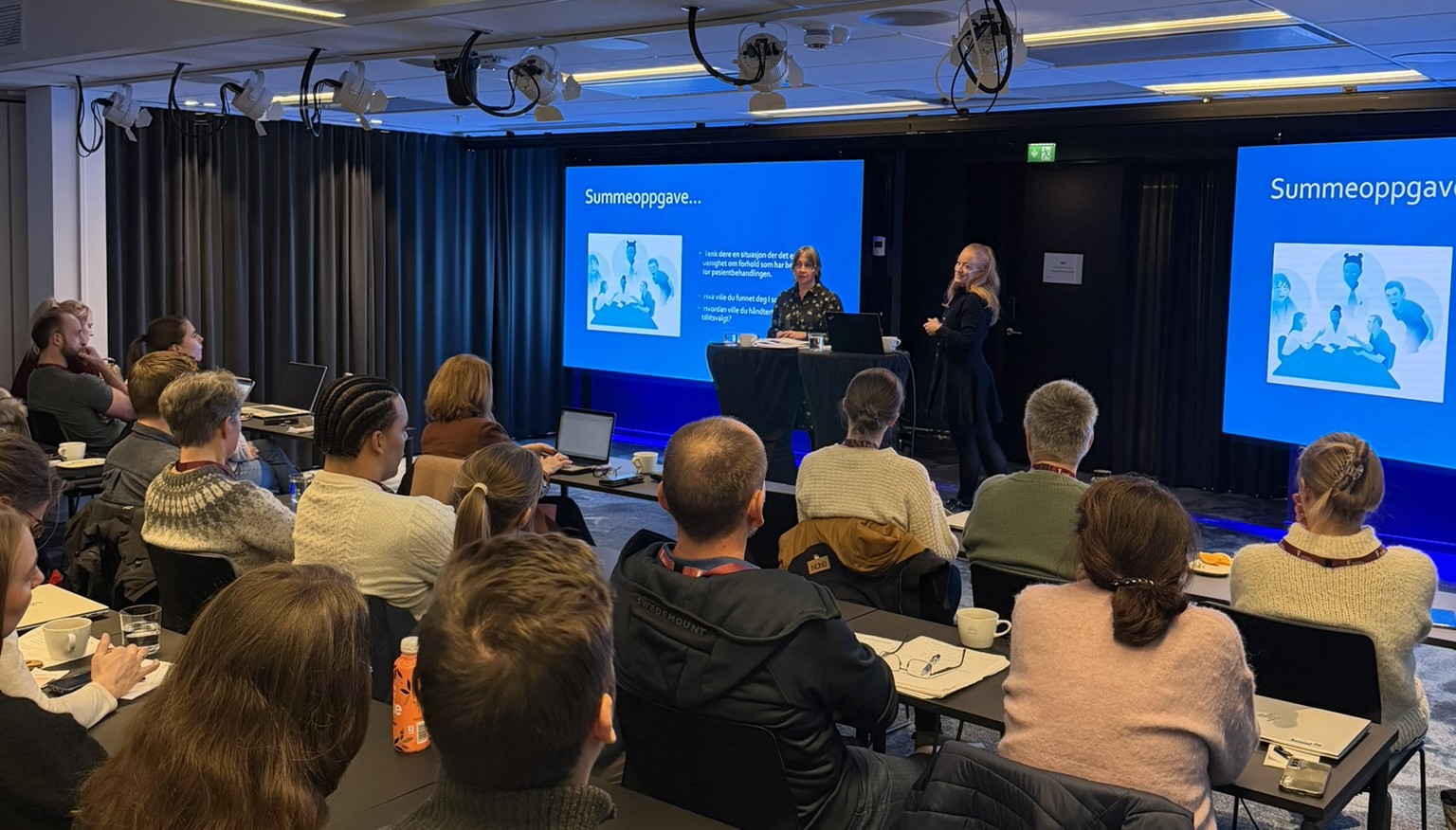 Bilde av foredrag på Grunnkurs 3