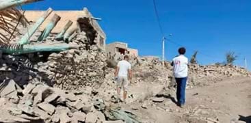 Jordskjelvomr&#229;de i Marokko