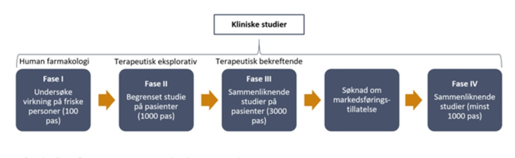 Kilde: Rapport, Verdien av industrifinansierte kliniske studier i Norge, Menon Economics