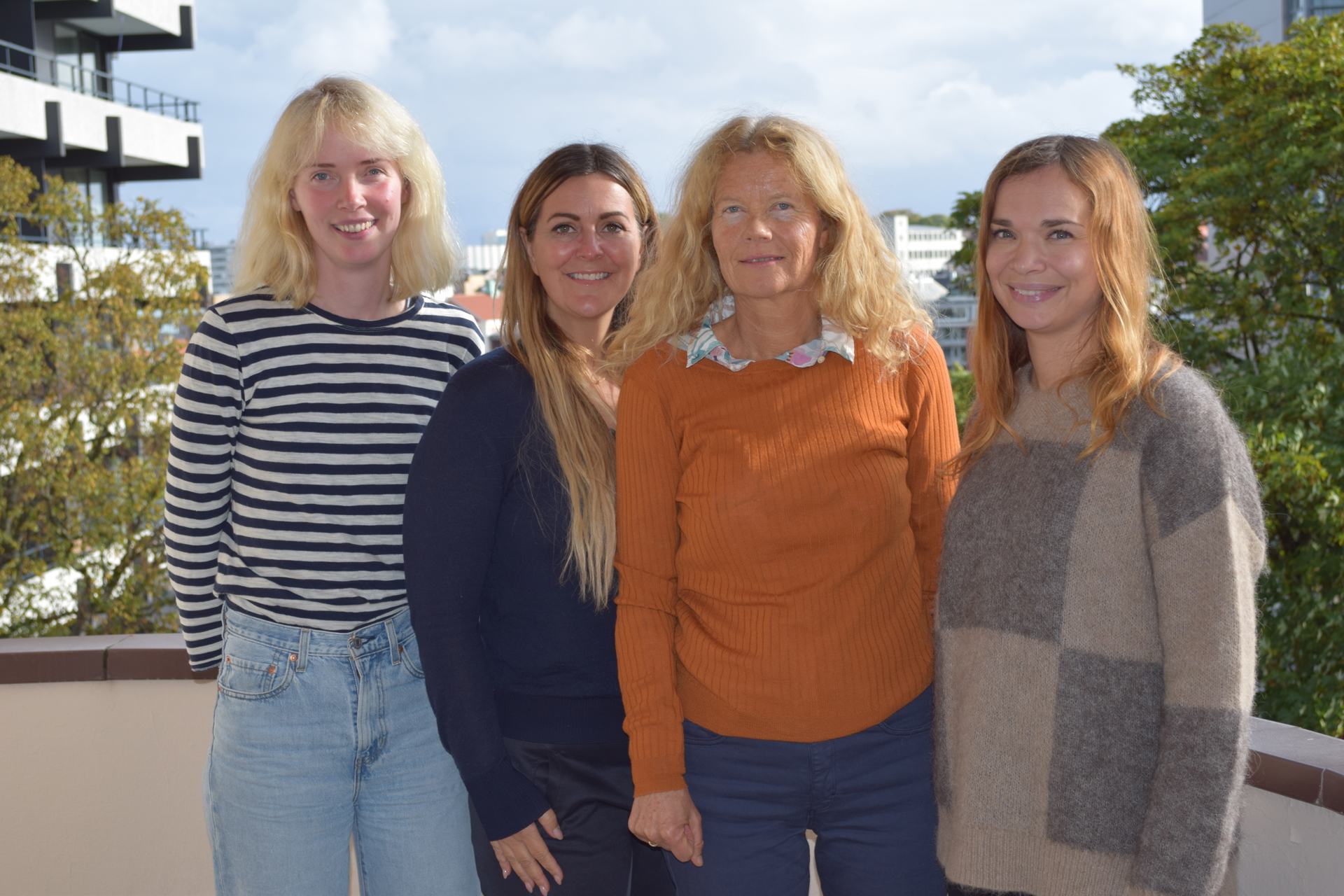 Elin Kvadsheim Neset rådg. lege, Anett Braut NAV Arb.livssenter Rogaland, Kirsten Olsen NAV Rogaland, Karin Kolskog rådg.ol