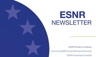 Skjermbilde av ESNR nyhetsbrev forside.