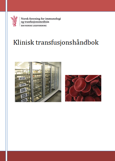 Klinisk transfusjonsh&#229;ndbok forside