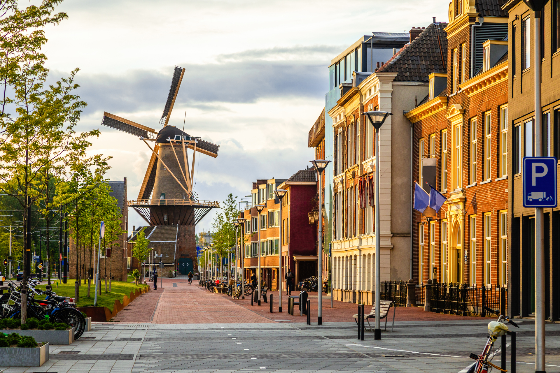 vindmølle i Nederland. Kilde colourbox