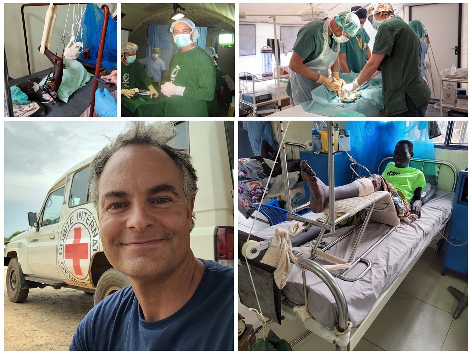 Gastrokirurgen Johan Bondi behandler pasienter i krig og konflikt. Foto: Johan Bondi