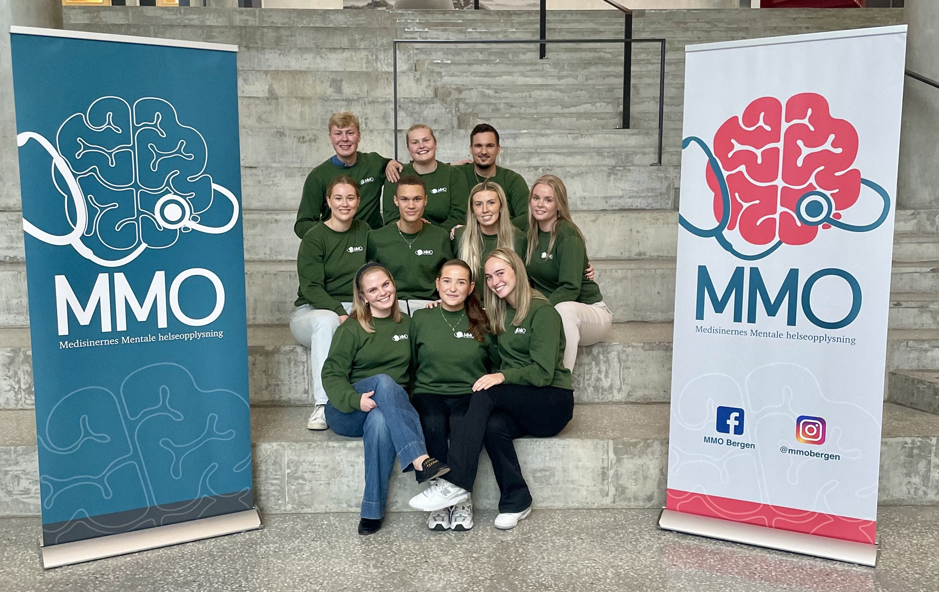 Engasjerte medisinstudenter i MMO Bergen.  Foto: MMO Bergen