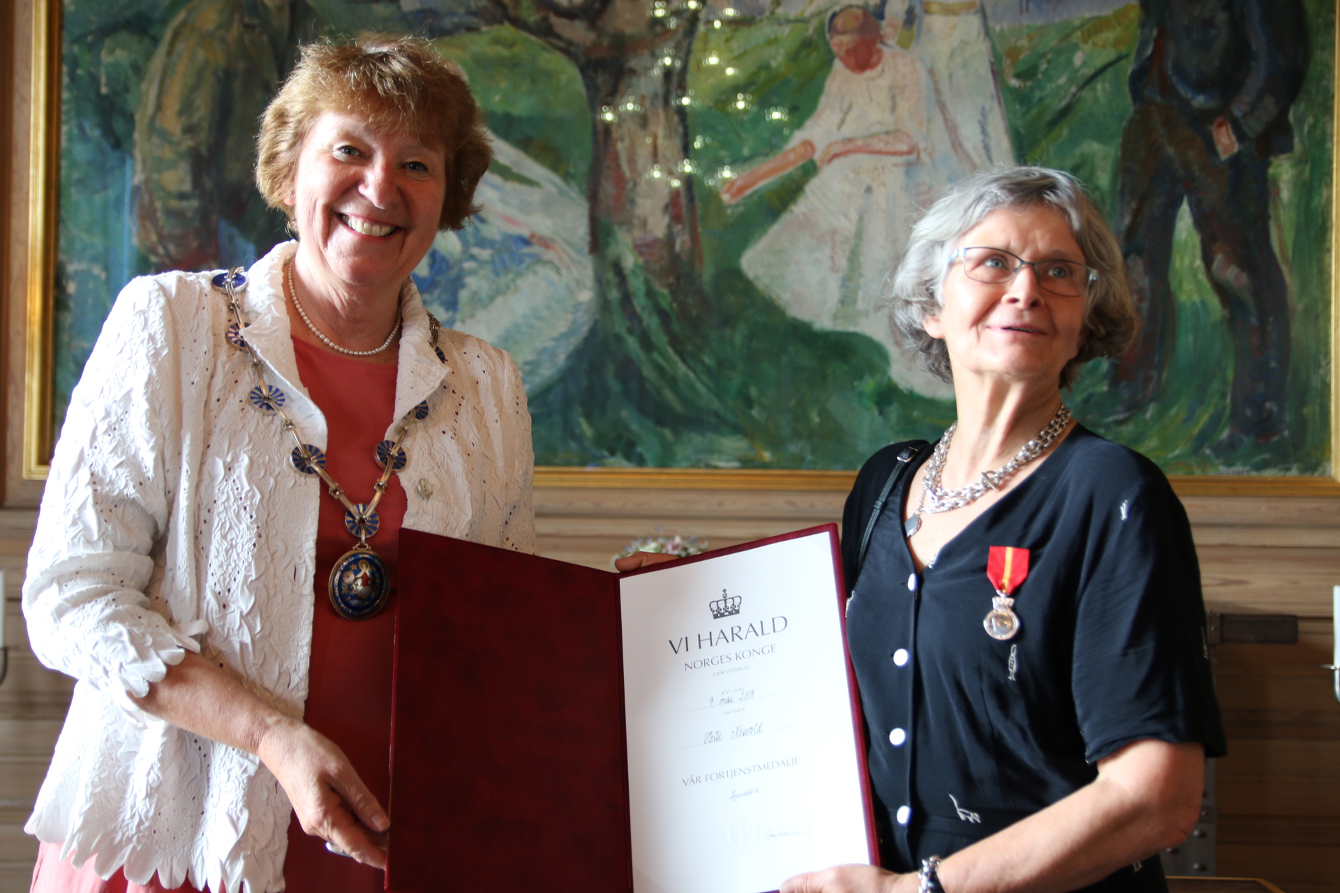 Helle Nesvold og Marianne Borgen. Foto: Vilde Baugstø