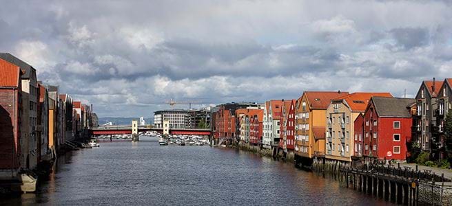 Bilde av Trondheim. Foto: Colourbox.com