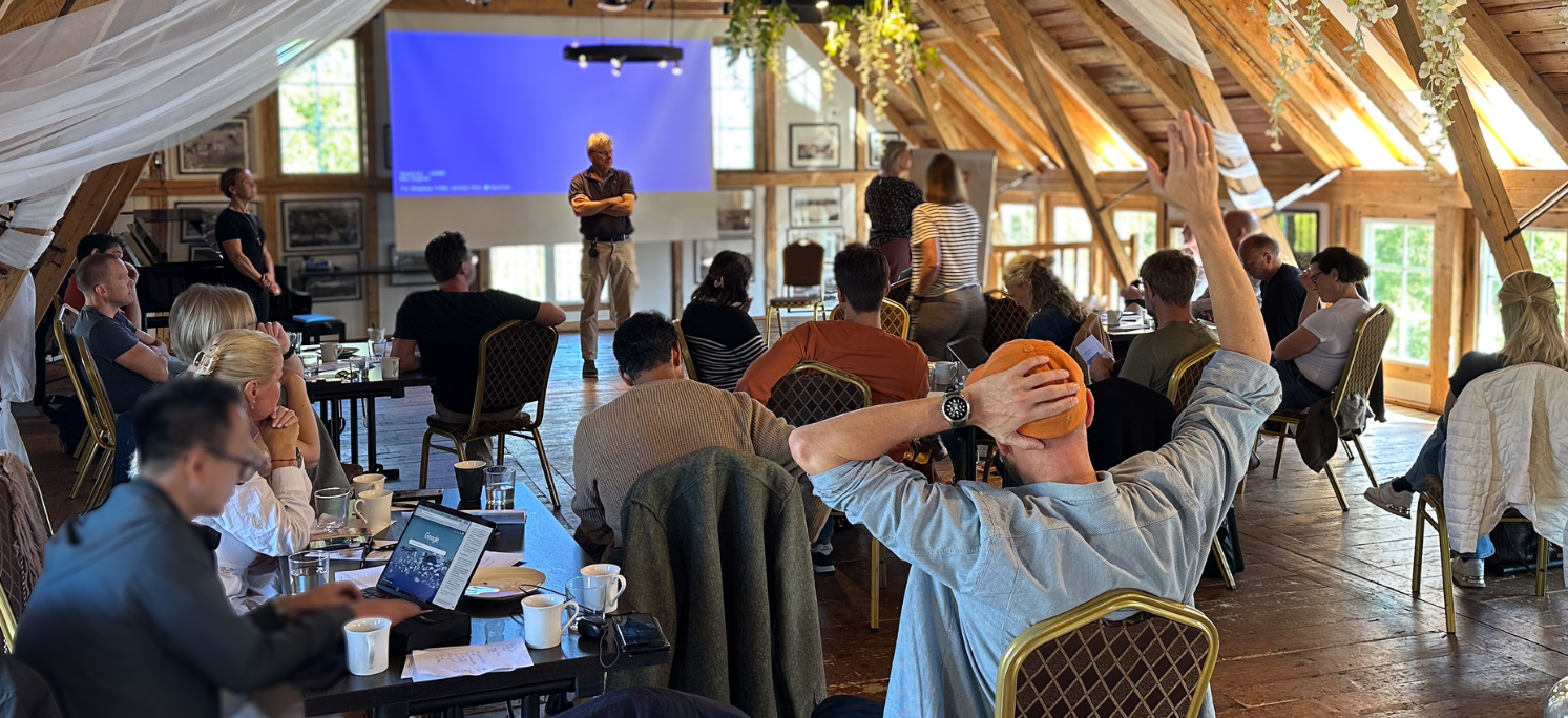 Samling til gruppeveilederutdanning. Foto: Morten Munkvik
