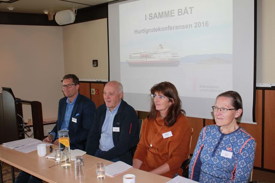 Frode Heldal, Kristian Fanghol, Ulla Dorte Mathisen og Sigrun Solberg i debatt om fryktkultur.