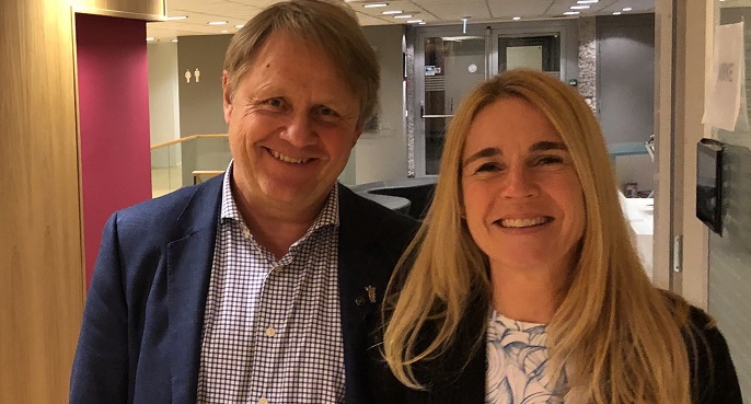 Bilde av Jon Helle og Gry Torsæter