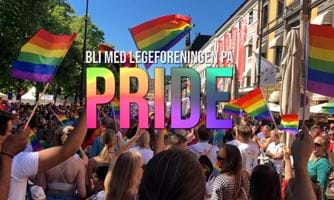 Prideparaden. Foto: Legeforeningen