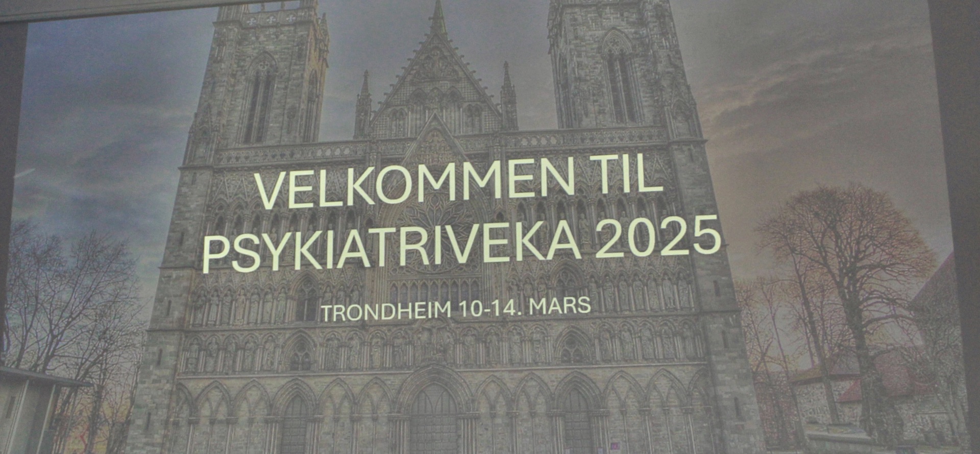 Plakat med bilde av Nidarosdomen.