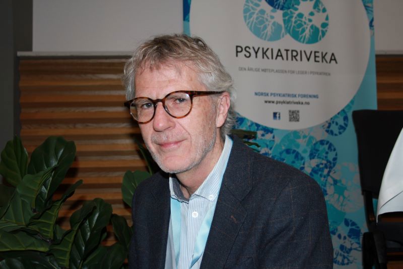 Bilde av Lars Lien under Psykiatriveka. Foto: Anne Kristine Bergem