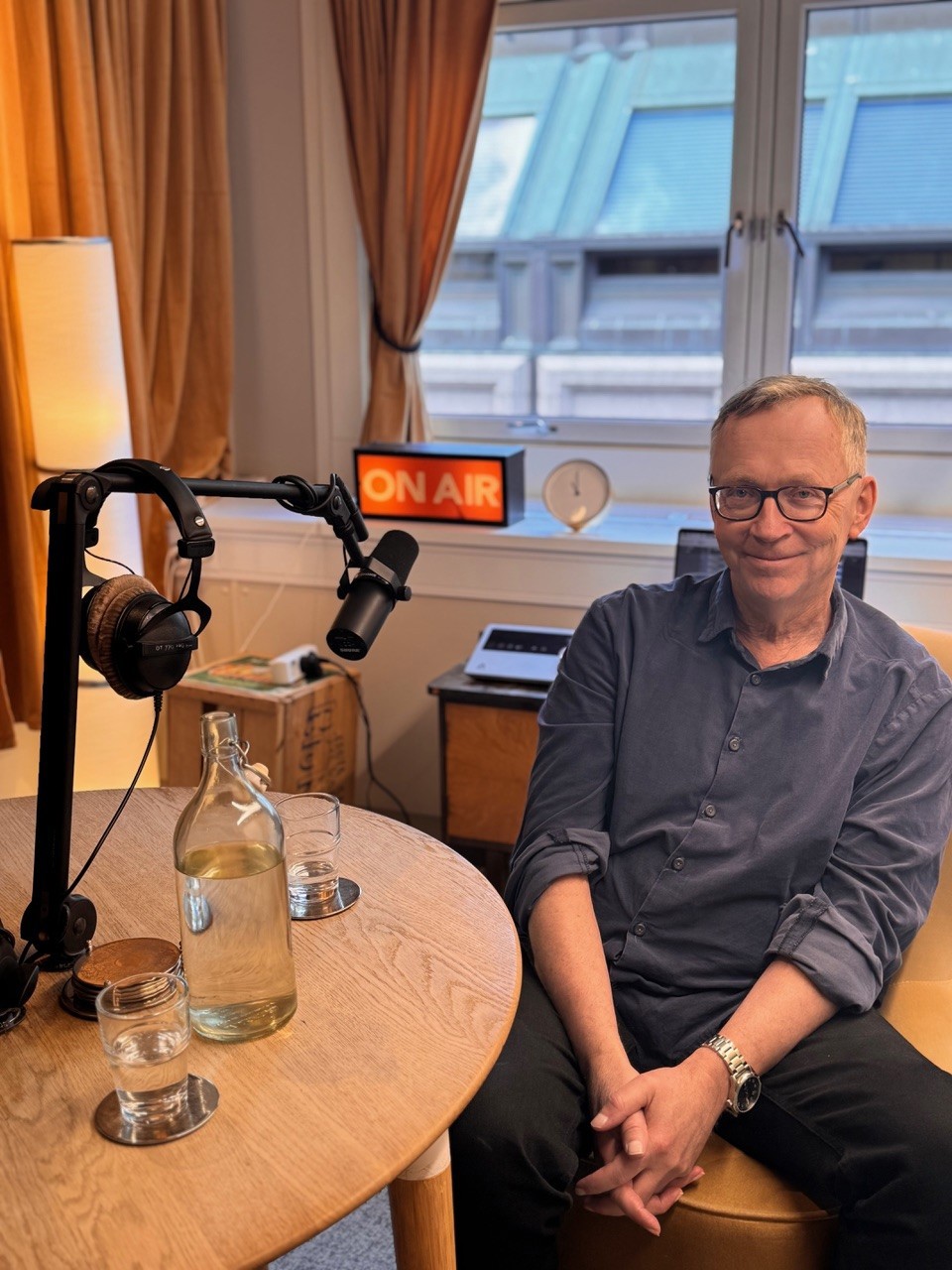 Eivind Aakhus i studio