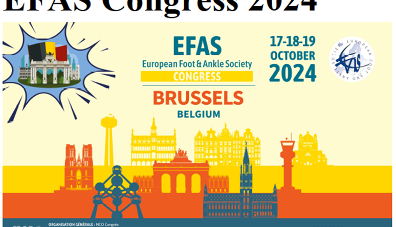 Banner som viser Efas-kongressen i Brussel, dato og tema.