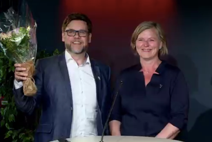 Ny president og visepresident