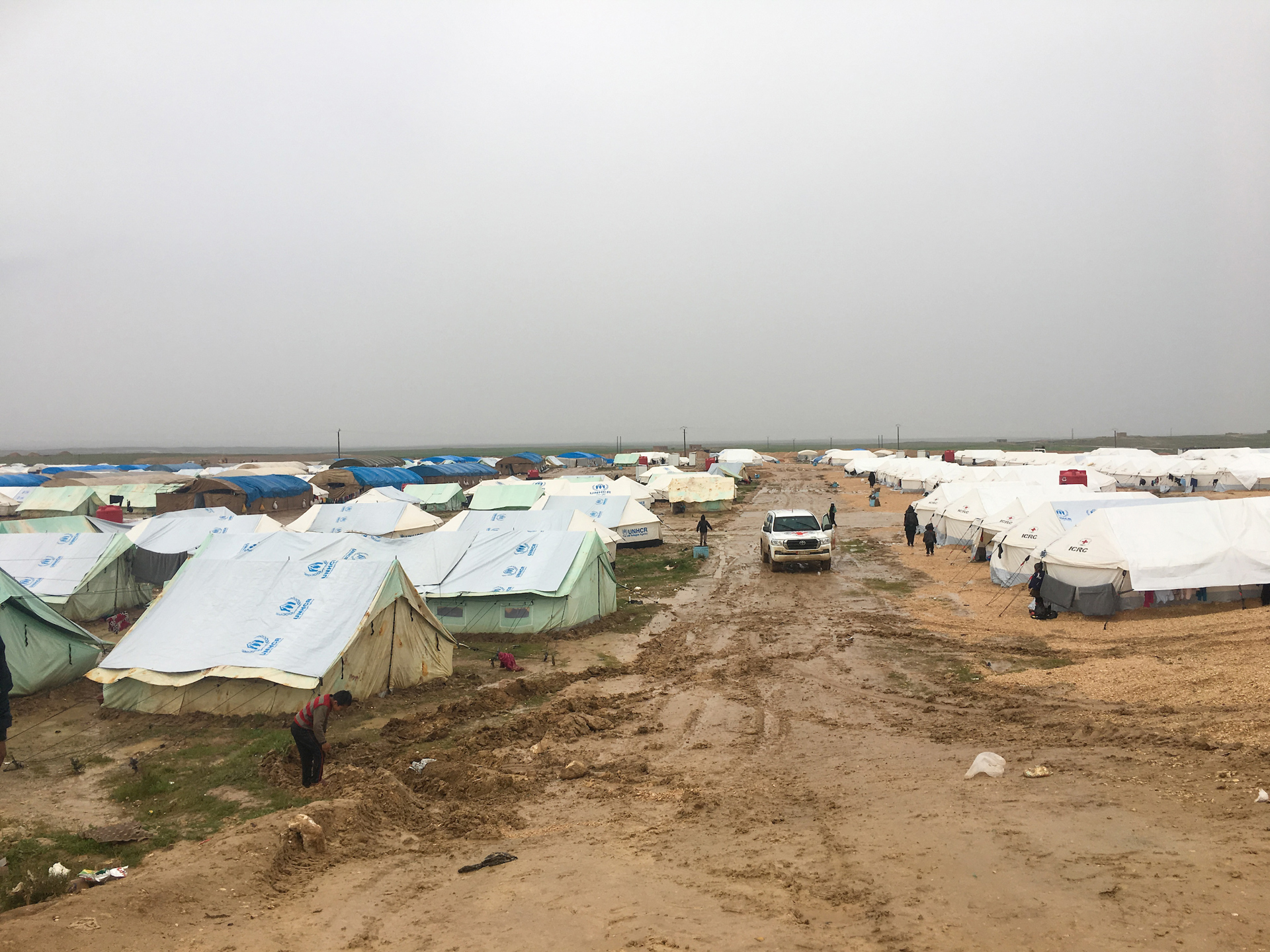 Al-Hol-leiren i Syria: Foto: Røde Kors