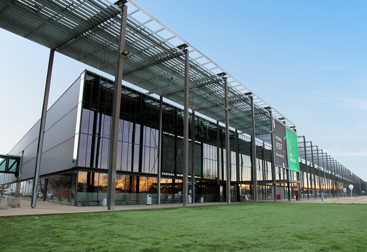 Bilde av fasaden på Nova Spektrum, Lillestrøm