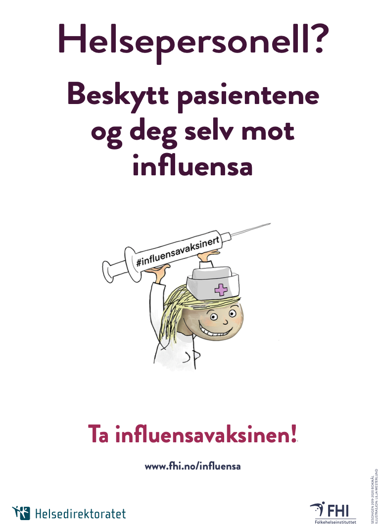 Økt fokus på viktigheten av influensavaksine for helsepersonell