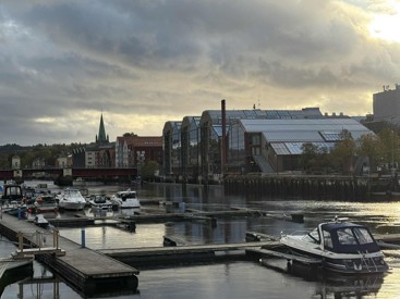 Bilde av Trondheim båthavn.