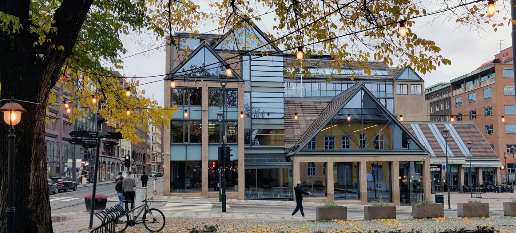 Fasadebilde av Legenes hus. Foto: Den norske legeforening