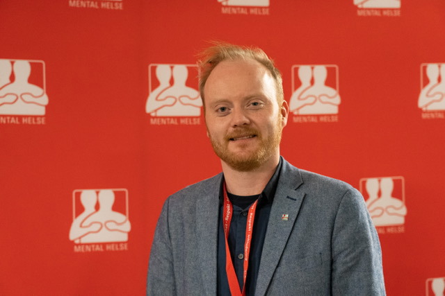 Nyvalgt leder av Mental Helse, Ole Marius Minde Johnsen. Foto: Emilie Gjengedal Vatnøy, Mental Helse