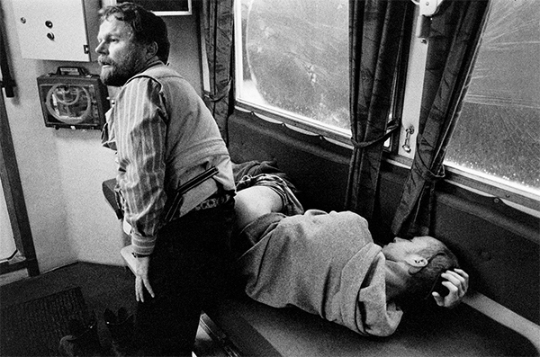 Illustrasjon til "Fastlegen i sykebesøk" av Per Stensland