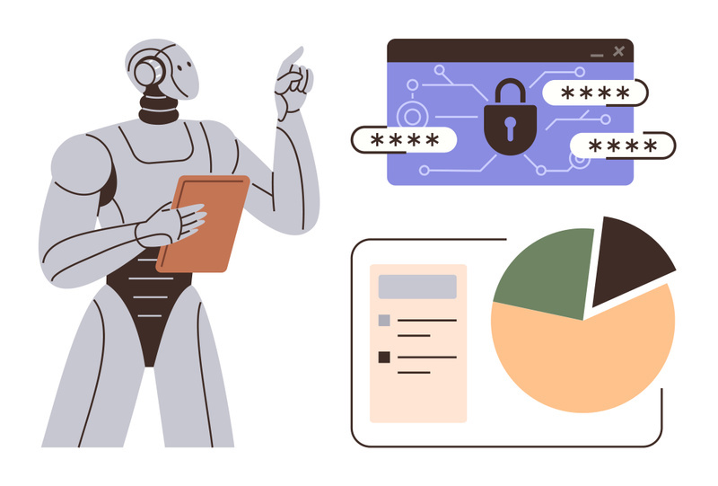 Robot som analyserer data