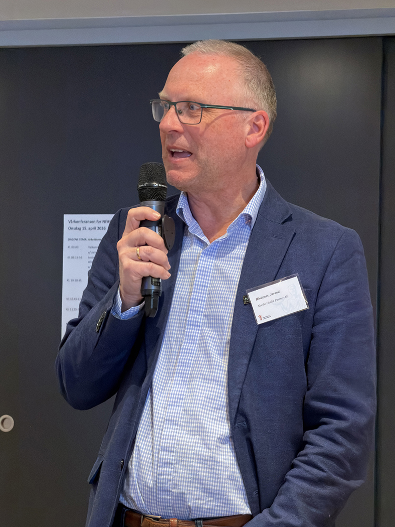Bilde av Jarand Hindenes, leder i NFAM.