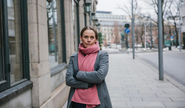 Leder i Akademikerne Lise Lyngsnes Randeberg er glad for at regjeringen har lyttet. Foto: Akademikerne/​Tobias Willumstad.