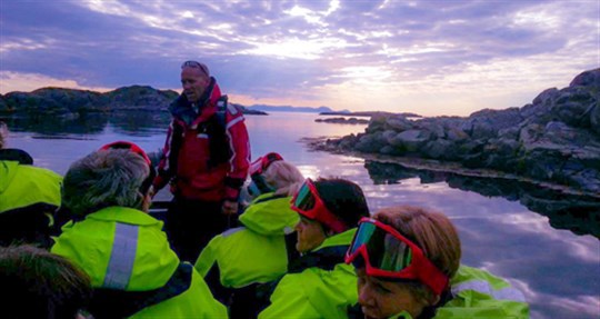Tur med ribb utenfor Harstad