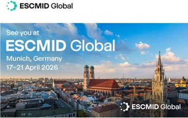 Digital banner til ESCMID Global 2026