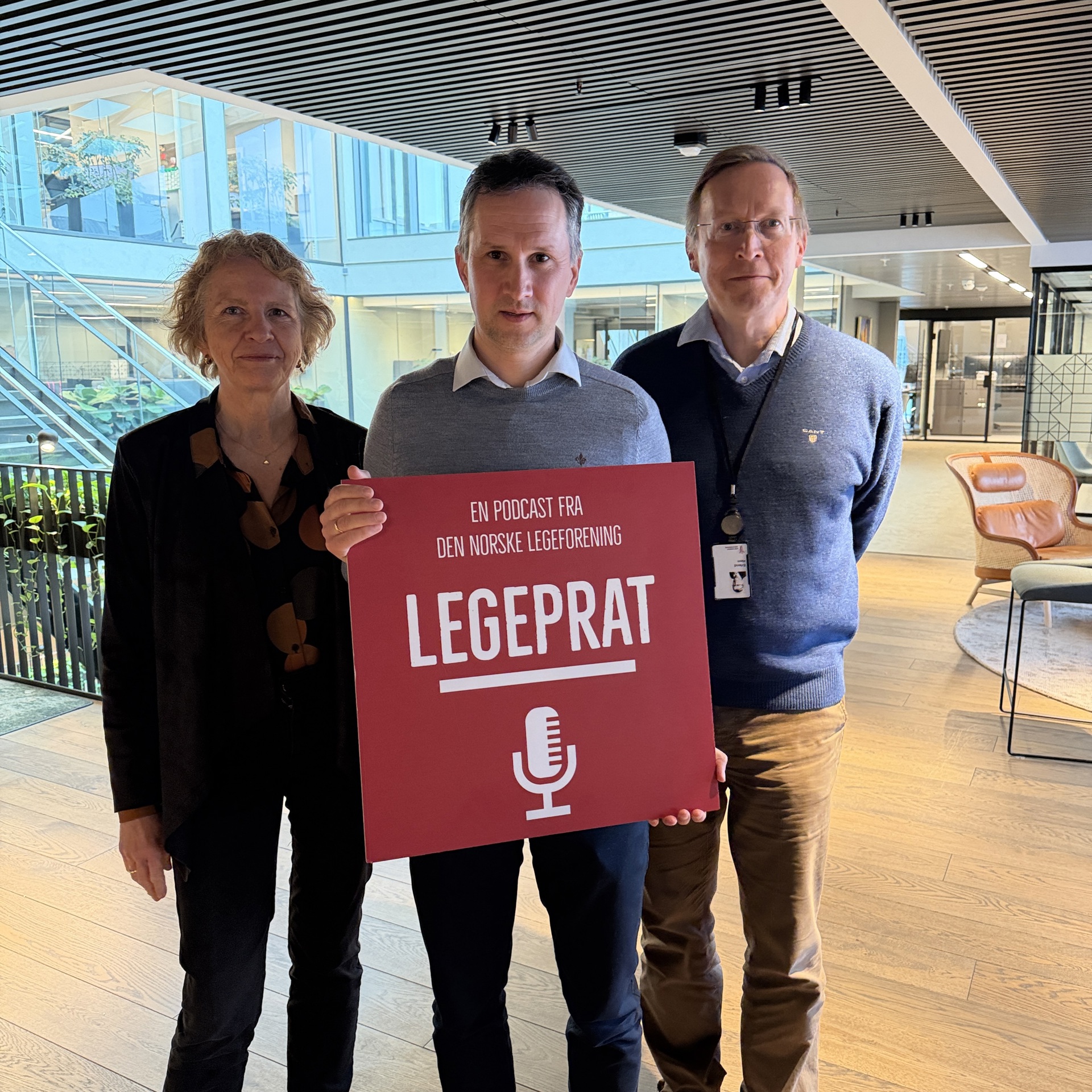 Fra venstre: Karin Isaksson Rø, Jørgen Breivold og Erlend Hem.