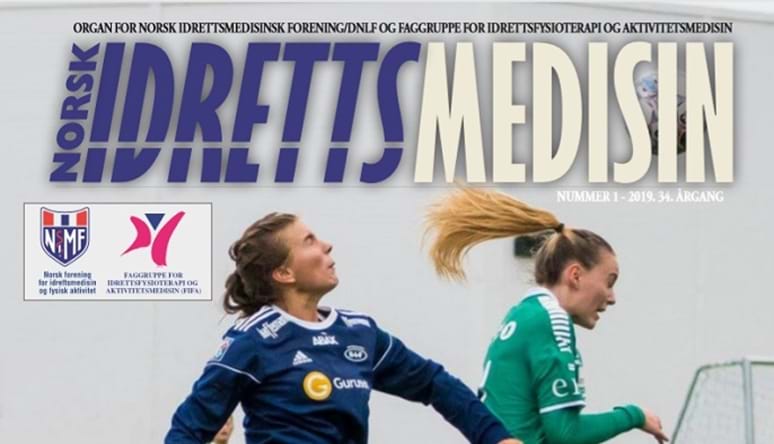 Bilde av forsiden til Norsk Idrettsmedisin, utgave 1, 2019
