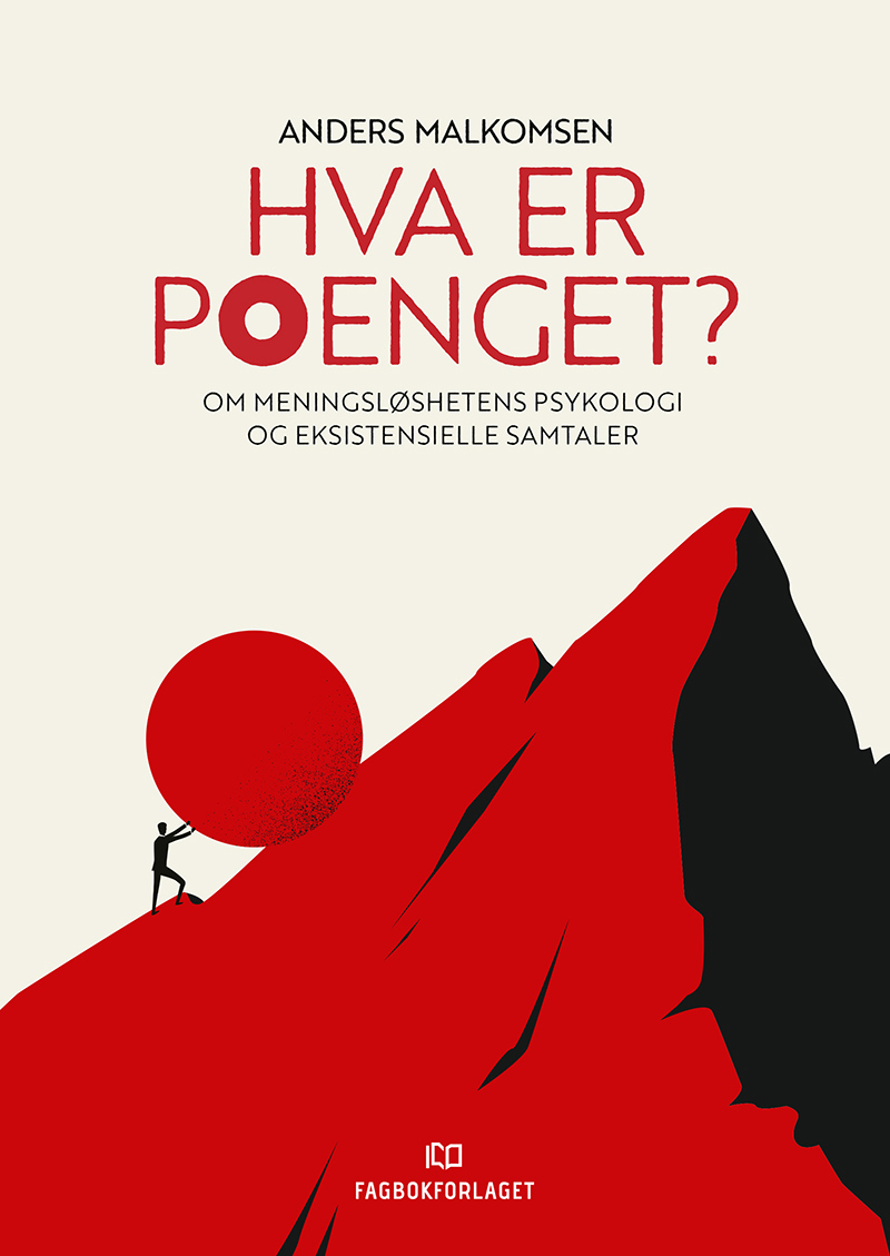 Omslag av Anders Malkomsen sin bok "Hva er poenget?"