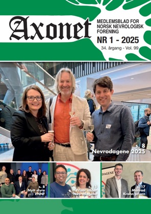 Bilde av forsiden til Axonet, nummer 1 - 2025