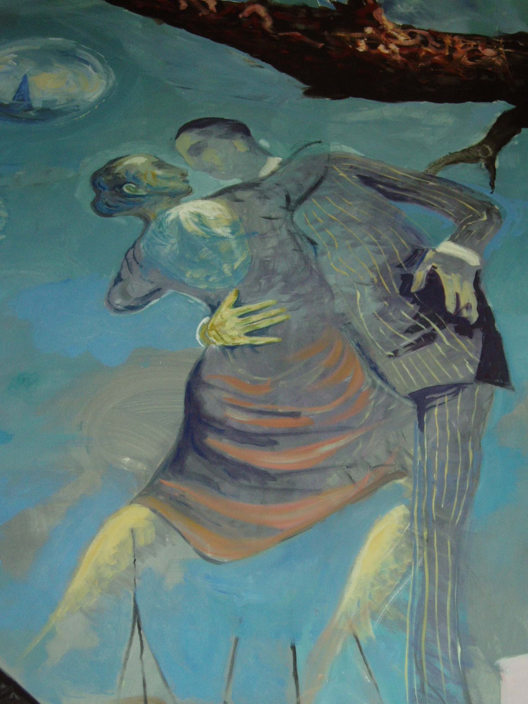 Maleri av et dansende par
