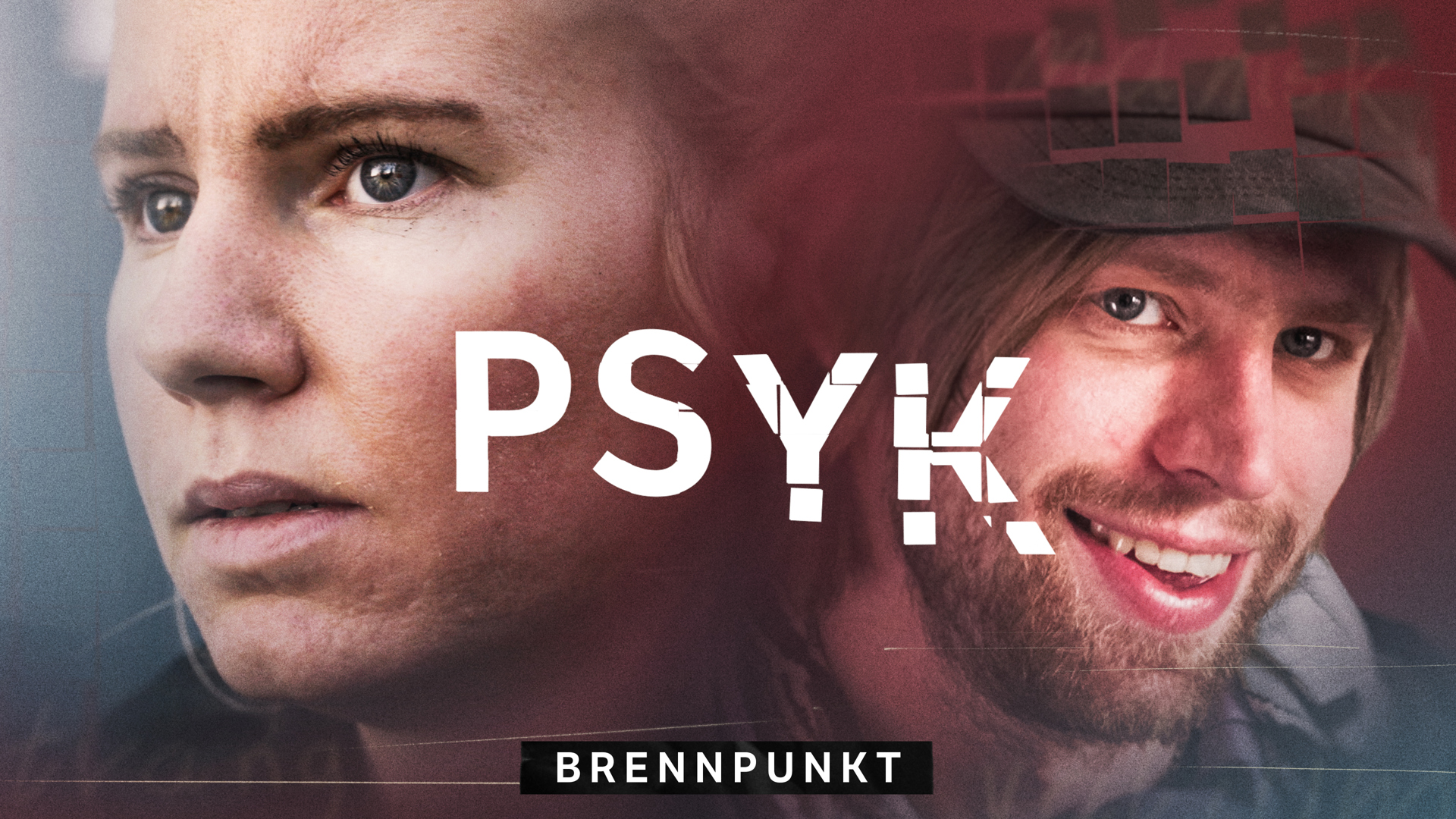 En kvinne og en mann, Tittelen PSYK, Plakaten til dokumentarserien.