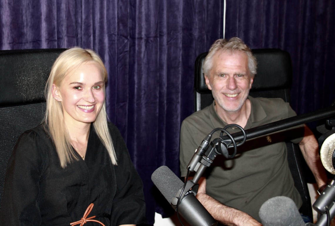 Ieva Ratke og Lars Lien. Foto: Norsk psykiatrisk forening