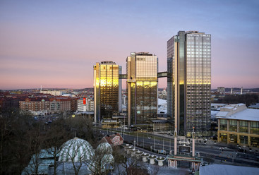 Bybilde fra Gøteborg - Gothia Towers