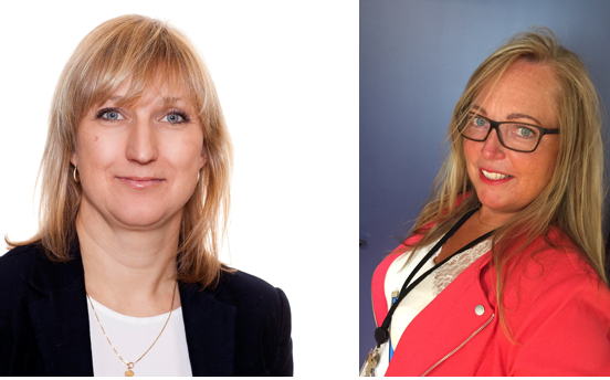 Hanne Riise-Hanssen og Anne Kristine Jordal