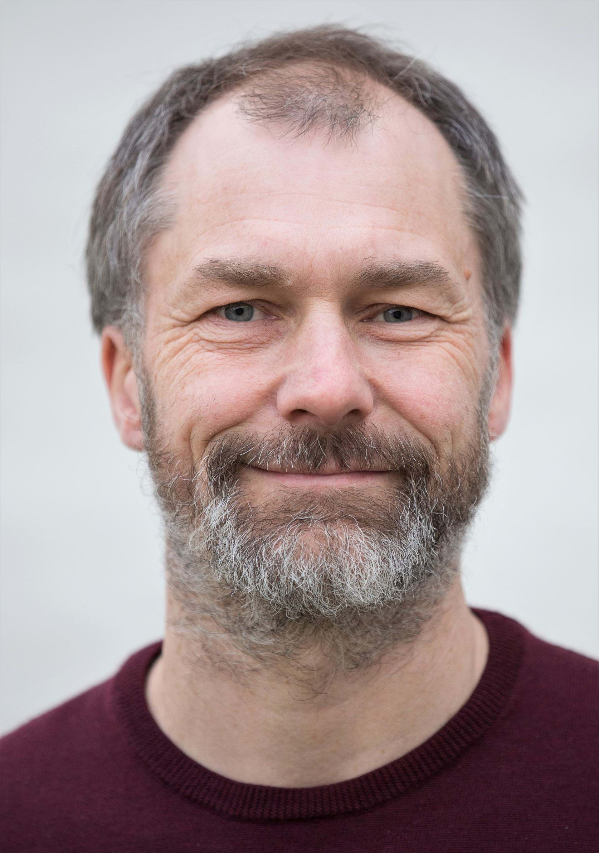 Mann med skjegg. Jesper Blinkenberg, foto: Arngeir Berge NKLM
