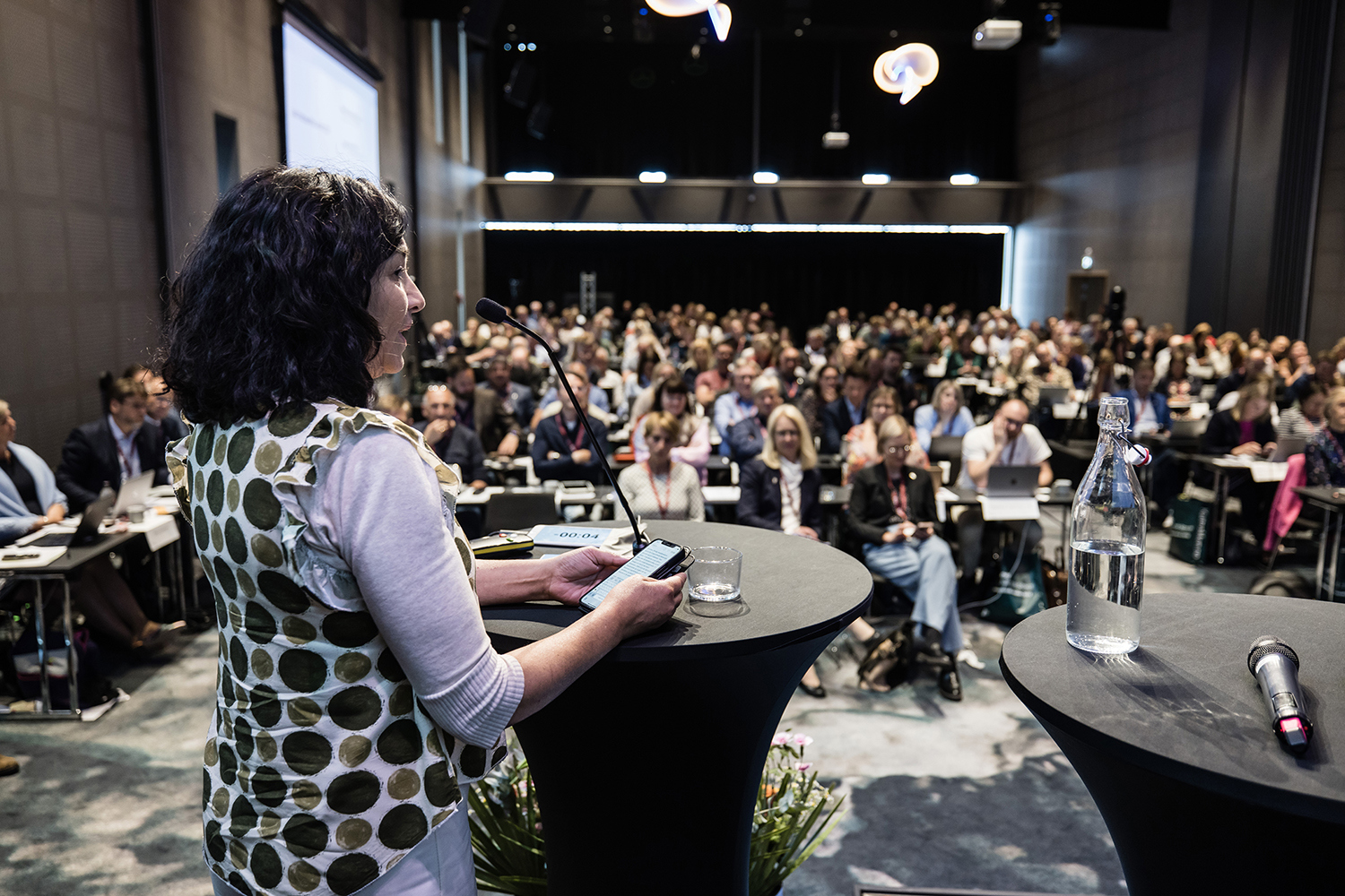 Bilde fra landsstyremøtet til Legeforeningen 2023.