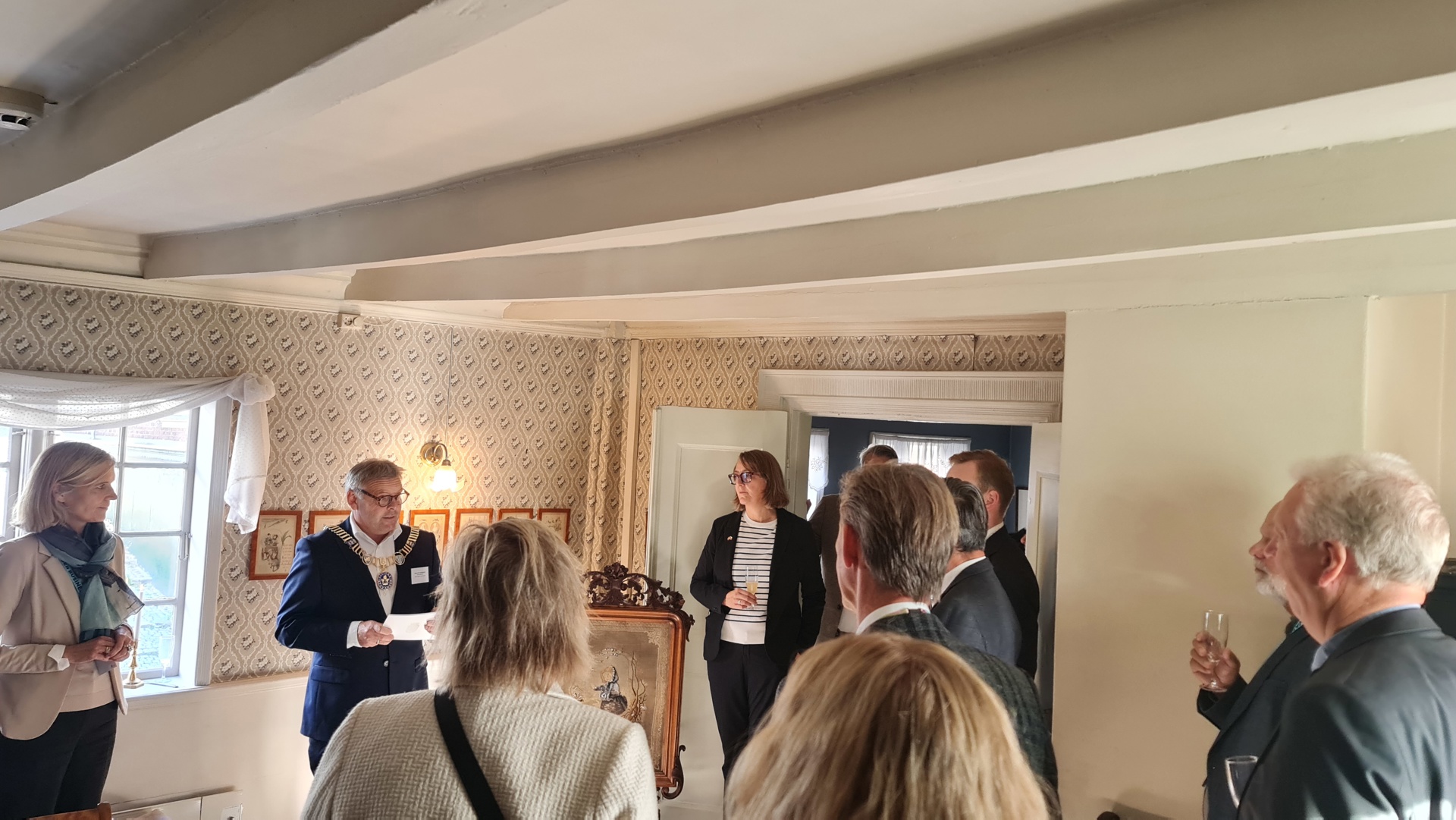 Danske ambassadøren og ordføreren, foto Peter Christersson