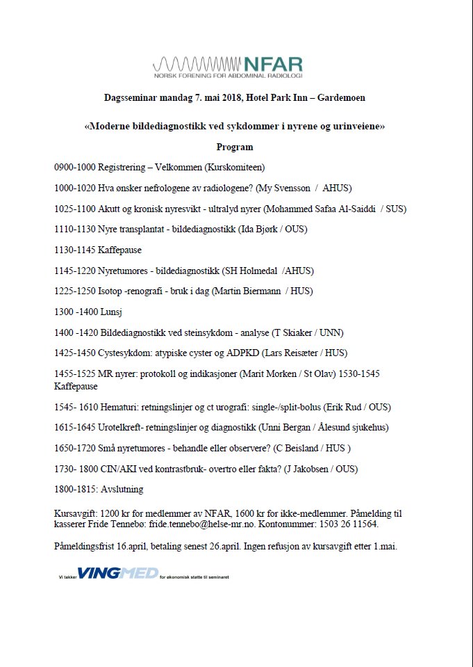Endelig program