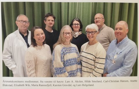 Årets årsmøtekomite. Foto: Kurshefte