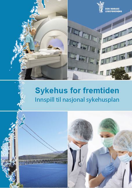 Forside av statusrapport - Sykehus for fremtiden