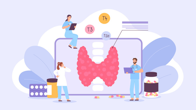 Illustrasjon av leger som sitter oppe på en PC skjerm. Foto: Tetiana Lazunova/Mostphotos