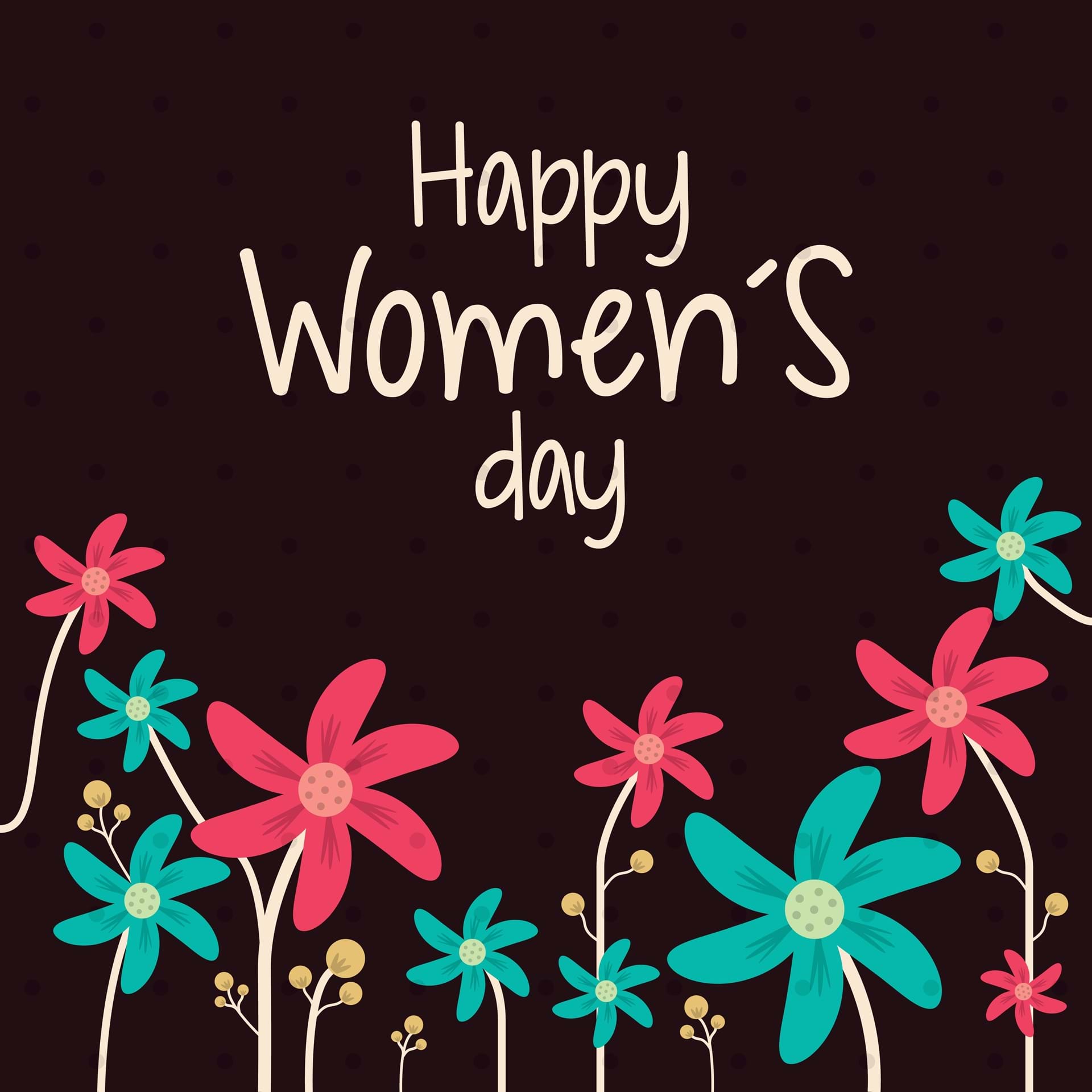 Tekst: gratulerer med kvinnedagen