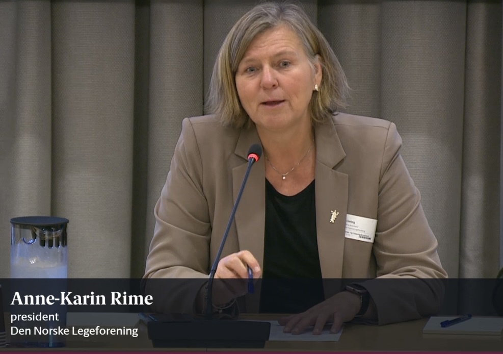 President Anne-Karin Rime